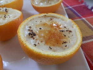 receta naranjas de arroz con leche