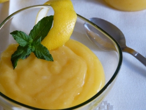 receta Crema de Limón y Manzana Sin Azúcar