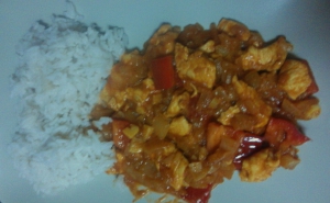receta Pollo el curry