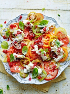 receta Carpaccio de tomates by Jamie Oliver